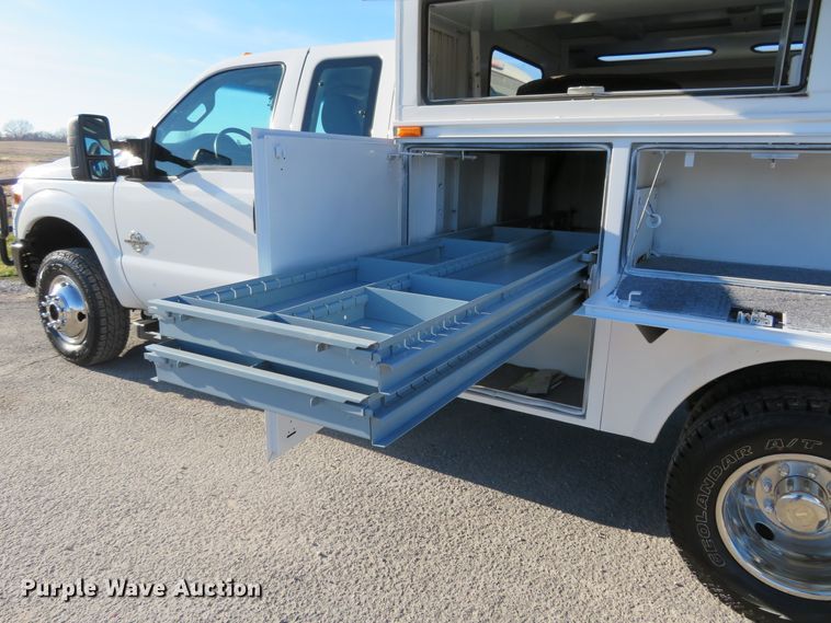 image for item DI3971 2012 Ford F350 Super Duty XL  SuperCab utility bed pickup truck