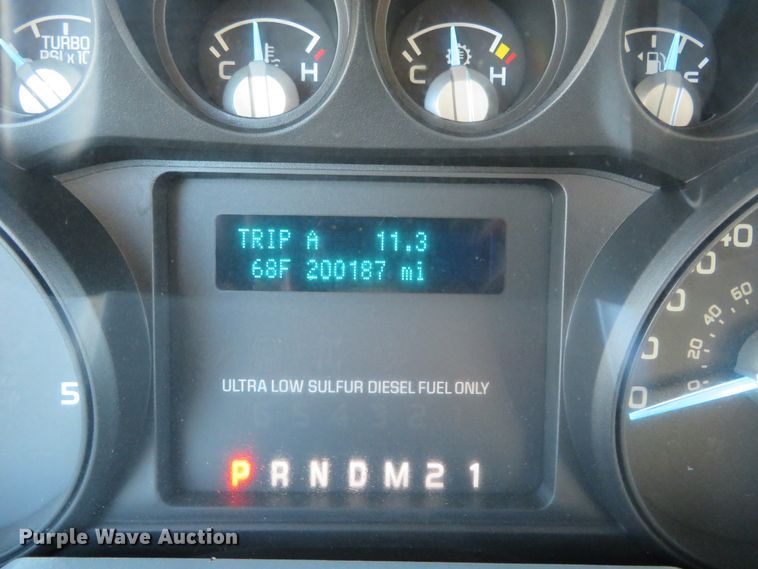 image for item DI3971 2012 Ford F350 Super Duty XL  SuperCab utility bed pickup truck