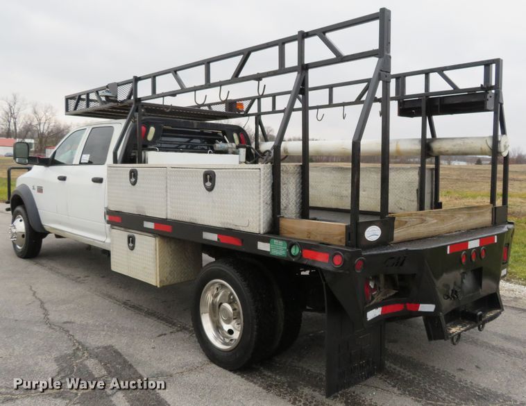 image for item DI3978 2012 Dodge Ram 5500HD  Crew Cab flatbed truck