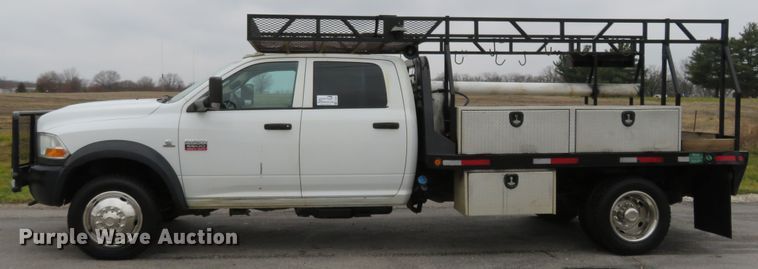 image for item DI3978 2012 Dodge Ram 5500HD  Crew Cab flatbed truck