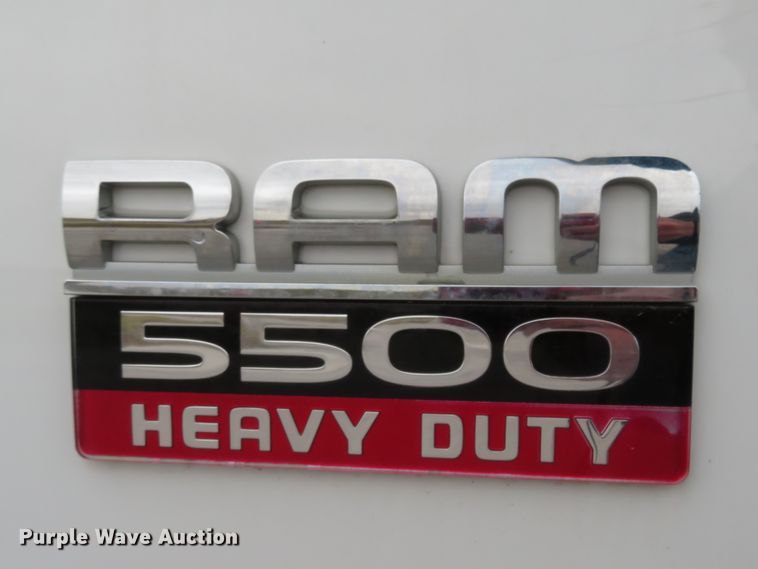 image for item DI3978 2012 Dodge Ram 5500HD  Crew Cab flatbed truck