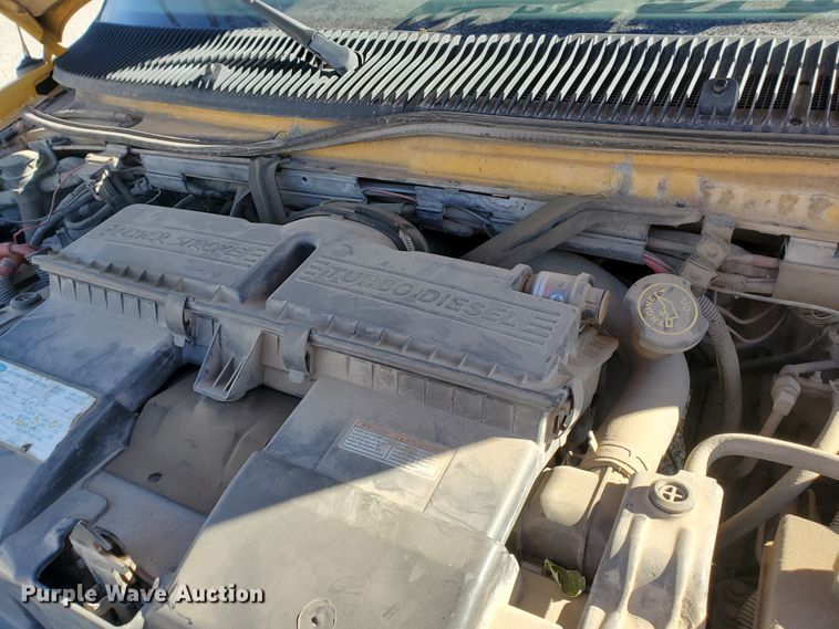 image for item DI5019 2001 Ford Econoline E450 Super Duty  Blue Bird school bus