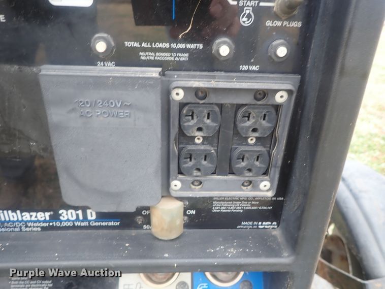 image for item DI7362 Miller Trailblazer 301D welder/generator