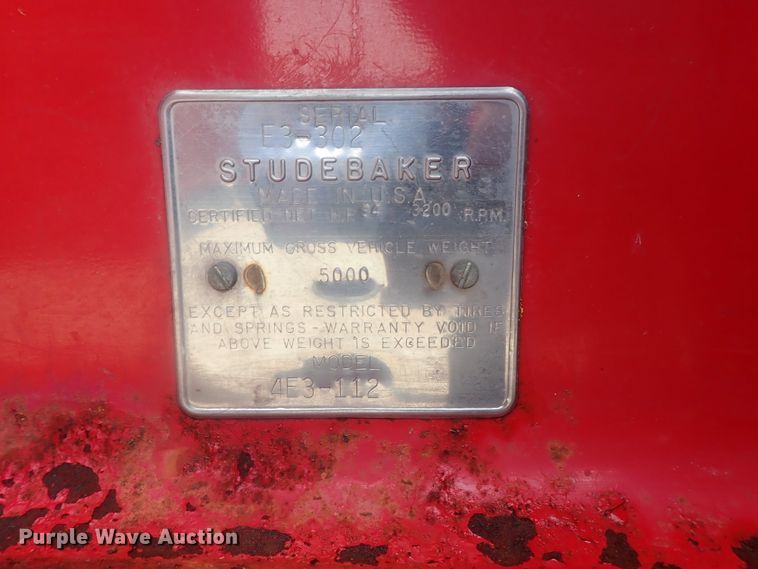 image for item DI7365 1959 Studebaker Scottsman  pickup truck