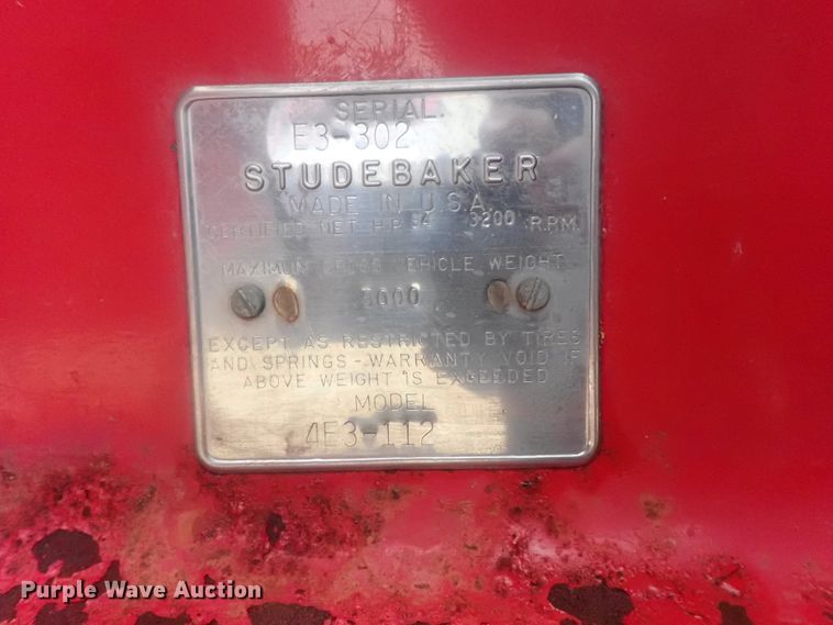 image for item DI7365 1959 Studebaker Scottsman  pickup truck