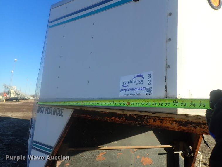 image for item DI7403 1993 Elite concession trailer