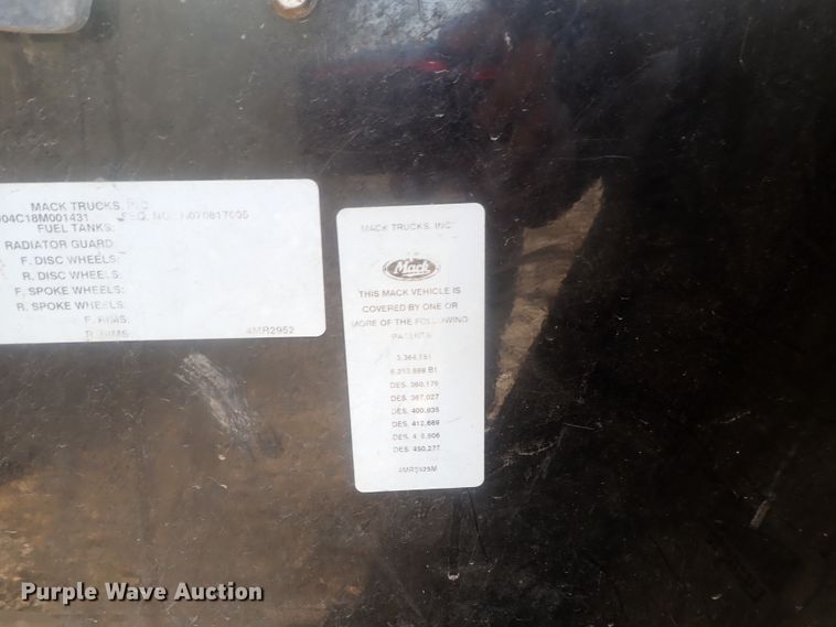 image for item DI7412 2008 Mack LEU613  refuse truck