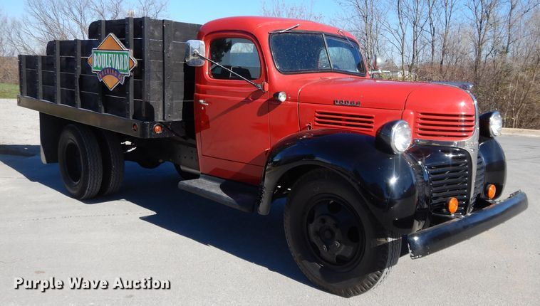 image for item DI8094 1947 Dodge WF-32  flatbed truck