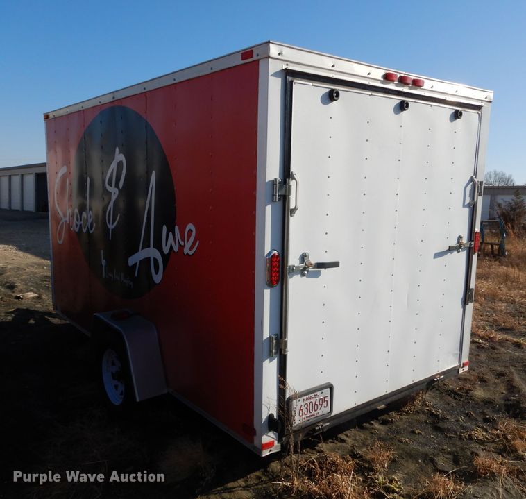 image for item DI8135 2010 Arising Industries 712VSRW enclosed cargo trailer