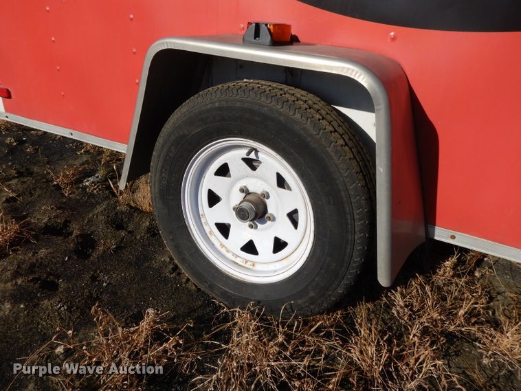 image for item DI8135 2010 Arising Industries 712VSRW enclosed cargo trailer