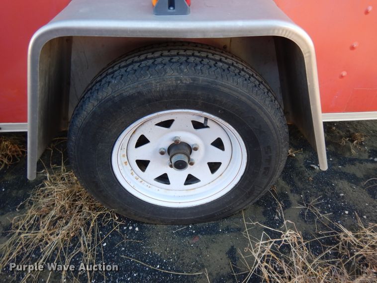 image for item DI8135 2010 Arising Industries 712VSRW enclosed cargo trailer