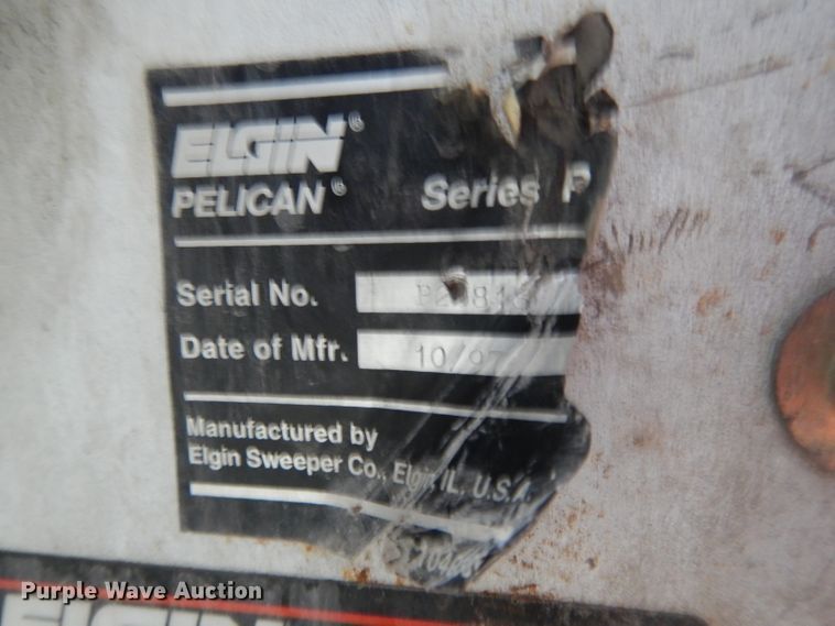 image for item DI8170 1998 Elgin Pelican P  street sweeper