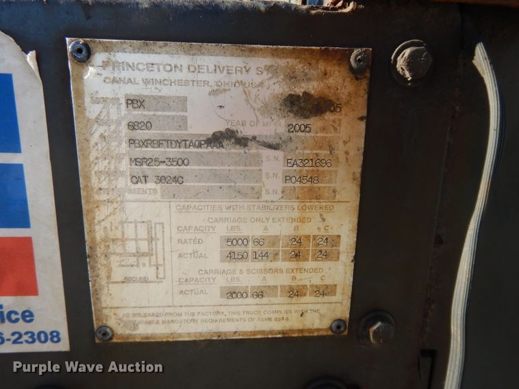 image for item DI8208 Princeton PBX  piggyback forklift