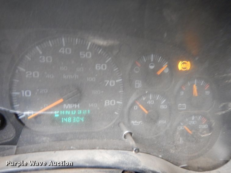 image for item DI8217 2003 Chevrolet C5500  dump flatbed truck