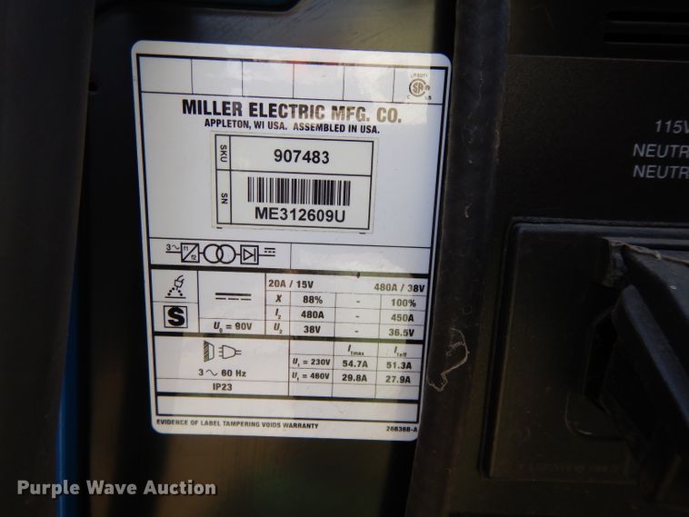 image for item DI8222 Miller Aluma Power 450MPA welder