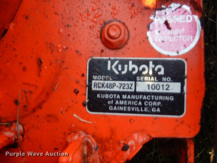 image for item DJ2149 Kubota Z723KH  ZTR lawn mower