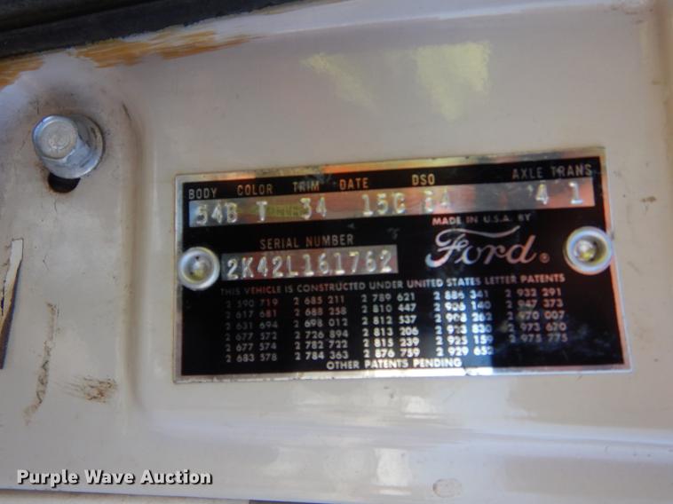 image for item DJ5780 1962 Ford Fairlane 500