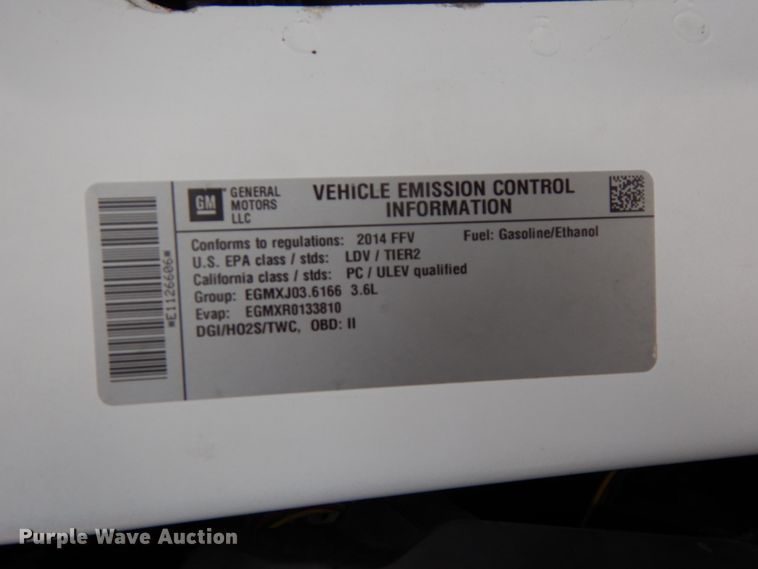 image for item DJ5806 2014 Chevrolet Impala Limited