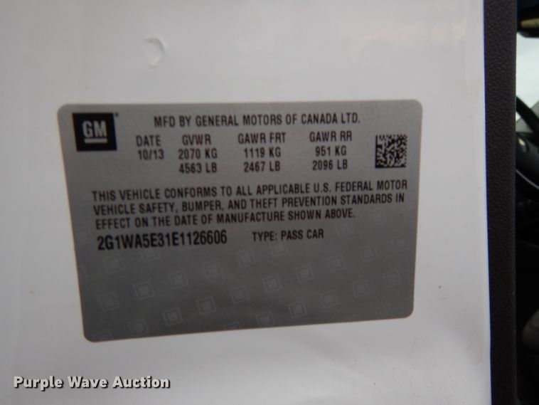 image for item DJ5806 2014 Chevrolet Impala Limited