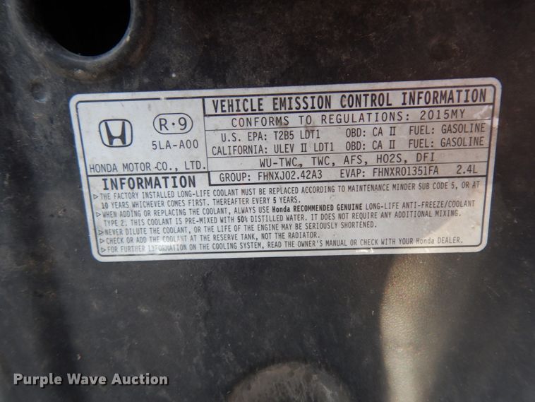 image for item DJ6738 2015 Honda CR-V  SUV