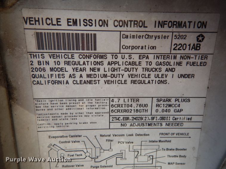 image for item DJ6739 2006 Dodge Ram 1500  Quad Cab pickup truck