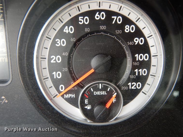 image for item DJ8081 2015 Dodge Ram 5500HD  Crew Cab flatbed truck