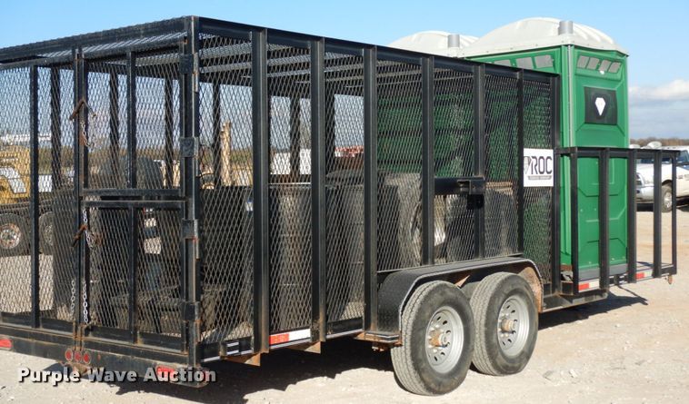 image for item DJ8087 2015 Tiger utility trailer