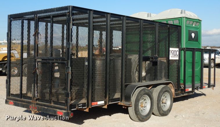image for item DJ8087 2015 Tiger utility trailer