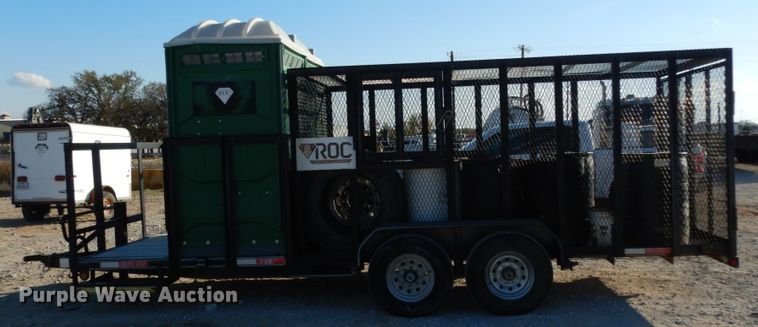 image for item DJ8087 2015 Tiger utility trailer