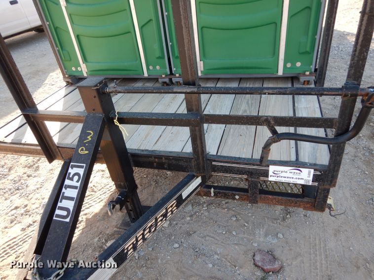 image for item DJ8087 2015 Tiger utility trailer