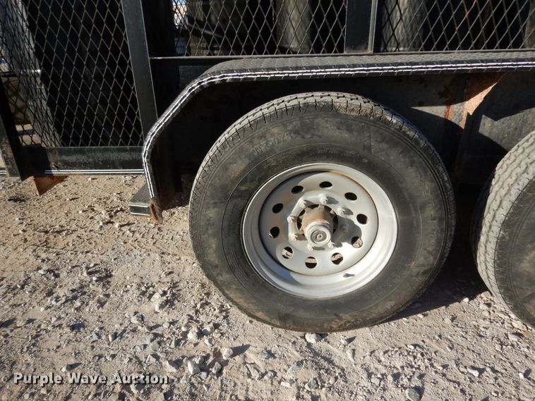 image for item DJ8087 2015 Tiger utility trailer