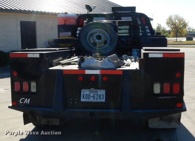 image for item DJ8097 2012 Dodge Ram 5500HD  Crew Cab flatbed truck