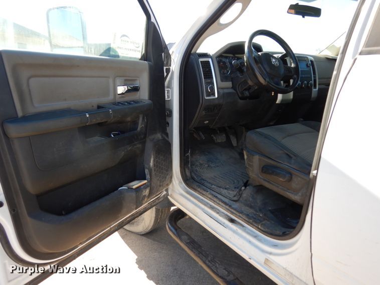 image for item DJ8097 2012 Dodge Ram 5500HD  Crew Cab flatbed truck