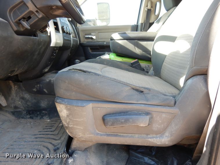 image for item DJ8097 2012 Dodge Ram 5500HD  Crew Cab flatbed truck