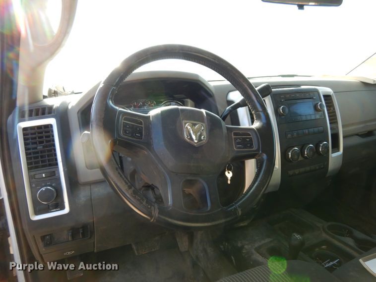 image for item DJ8097 2012 Dodge Ram 5500HD  Crew Cab flatbed truck