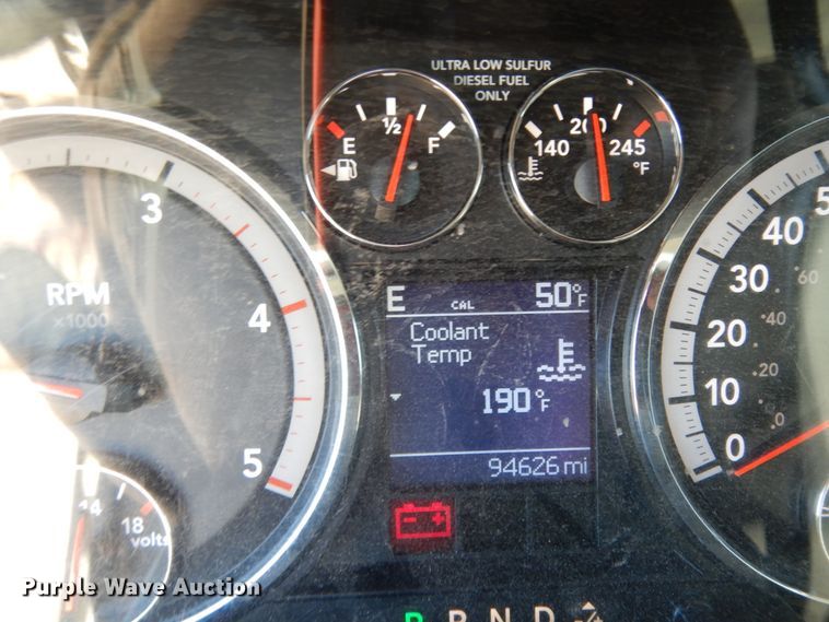 image for item DJ8097 2012 Dodge Ram 5500HD  Crew Cab flatbed truck