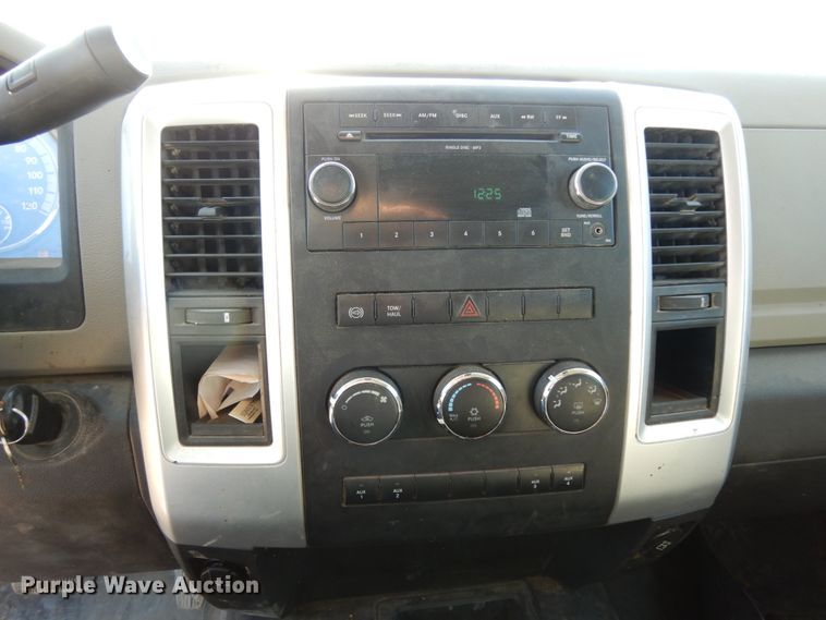 image for item DJ8097 2012 Dodge Ram 5500HD  Crew Cab flatbed truck