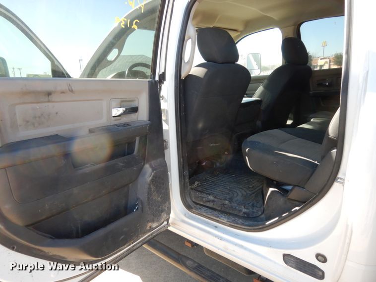 image for item DJ8097 2012 Dodge Ram 5500HD  Crew Cab flatbed truck