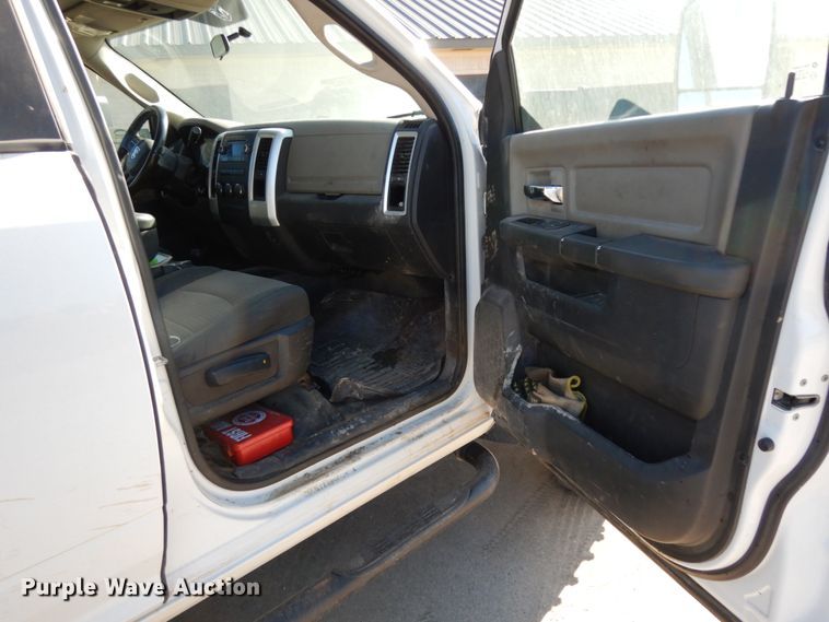 image for item DJ8097 2012 Dodge Ram 5500HD  Crew Cab flatbed truck