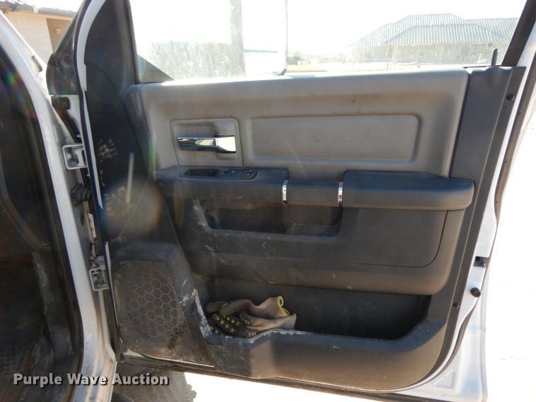 image for item DJ8097 2012 Dodge Ram 5500HD  Crew Cab flatbed truck