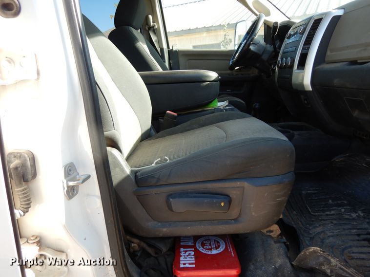 image for item DJ8097 2012 Dodge Ram 5500HD  Crew Cab flatbed truck