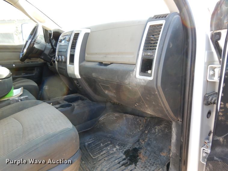 image for item DJ8097 2012 Dodge Ram 5500HD  Crew Cab flatbed truck