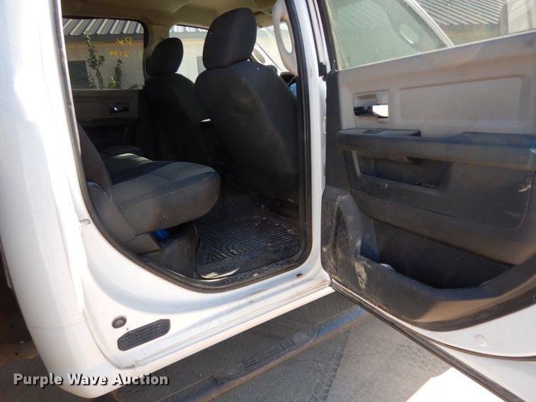 image for item DJ8097 2012 Dodge Ram 5500HD  Crew Cab flatbed truck