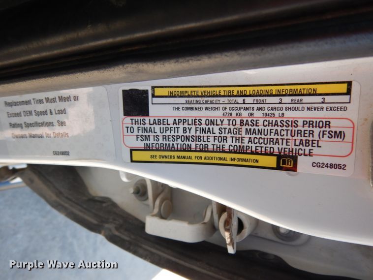 image for item DJ8097 2012 Dodge Ram 5500HD  Crew Cab flatbed truck