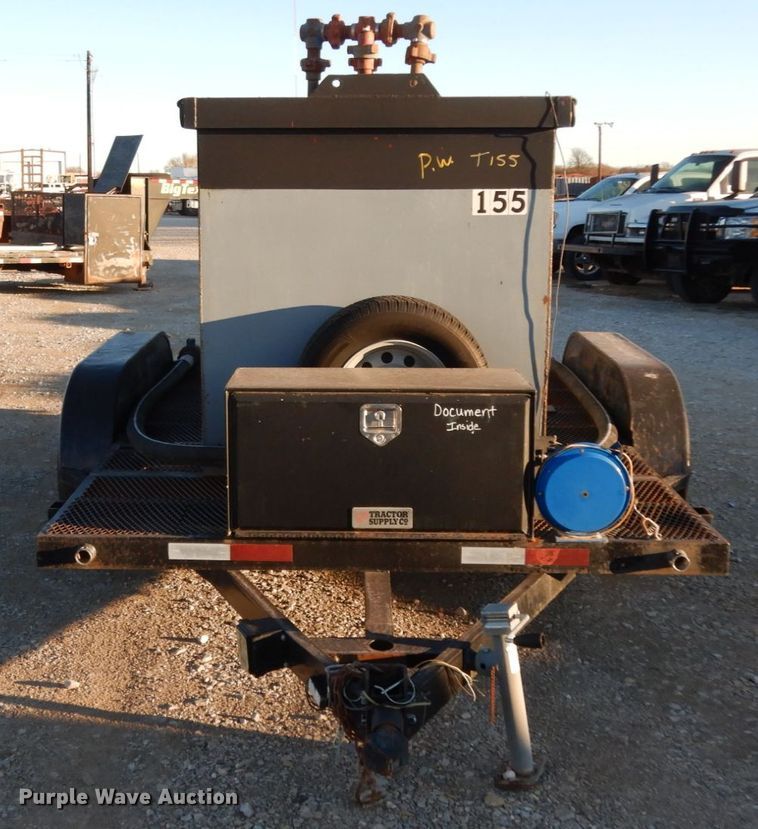 image for item DJ8106 2014 C&M blow down utility trailer
