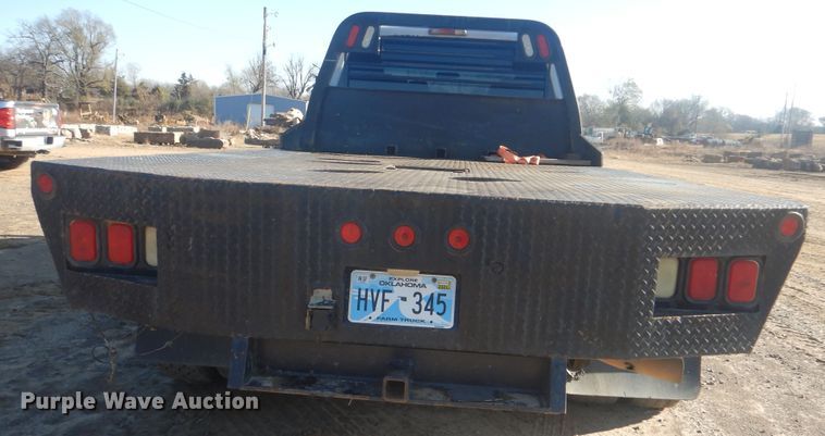 image for item DJ8564 2008 Ford F550 Super Duty XL  Crew Cab flatbed truck