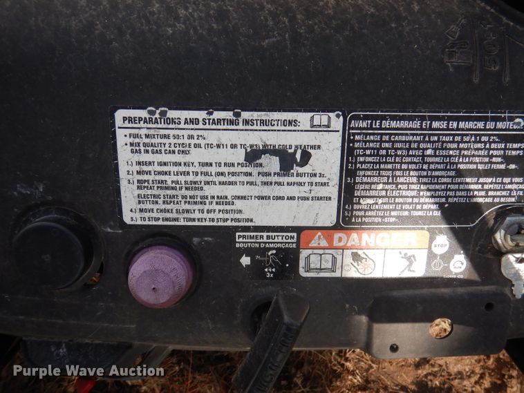 image for item DY9625 (2) MTD snow blowers