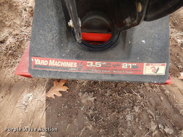 image for item DY9625 (2) MTD snow blowers