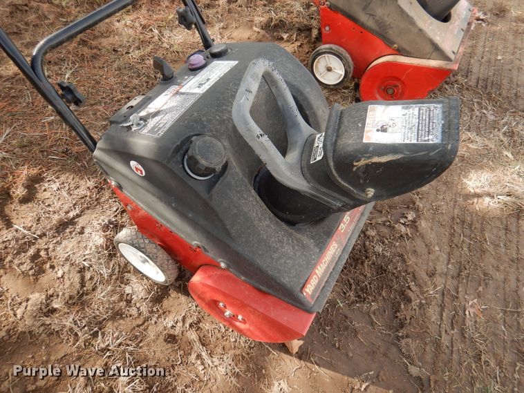 image for item DY9625 (2) MTD snow blowers