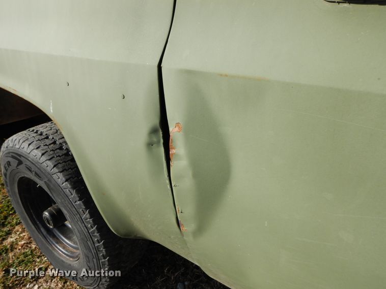 image for item FG9713 1986 Chevrolet D10 Military Blazer  Custom Deluxe SUV